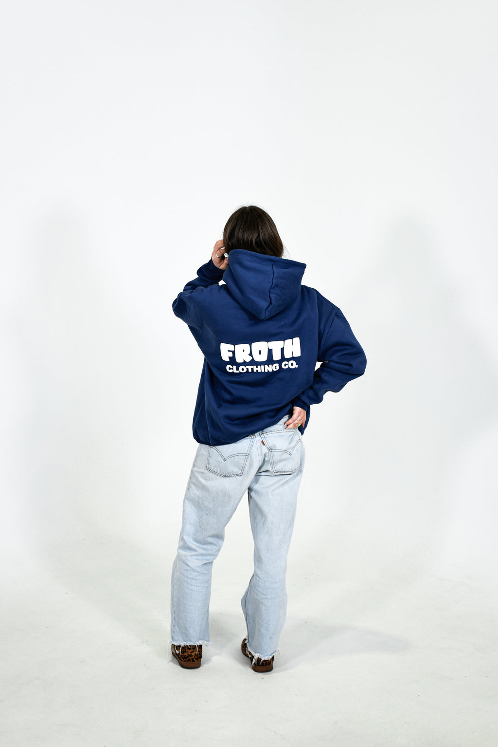NAVY BLUE HOODIE