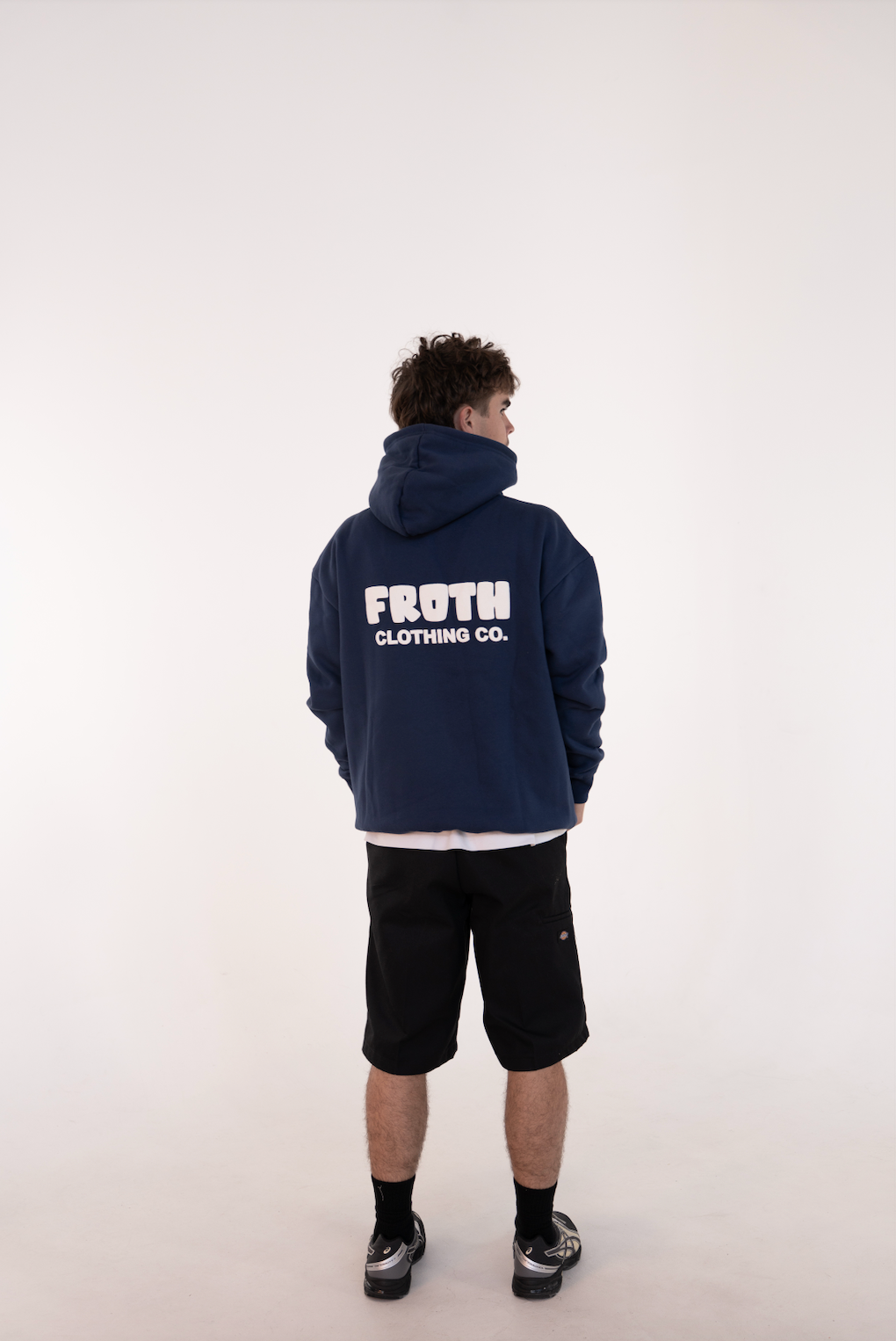 NAVY BLUE HOODIE